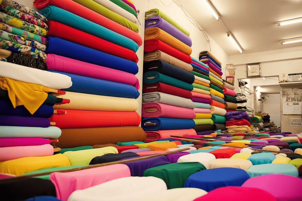 An Dong Market is renowned for its high-quality fabrics ideal for making ao dai